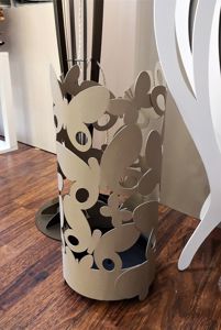 Picture of Arti e mestieri butterfly umbrella holder white colour modern design 