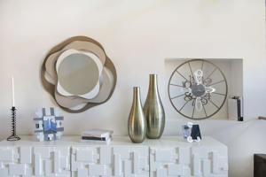 Picture of Arti e mestieri isotta wall mirror beige/hazel/white