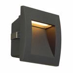 Anthracite led recessed pathway light for outdoor ip55 3000k