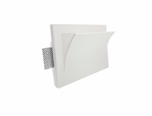 Picture of Sikrea led gi639/30 gypsum recessed led wall lamp 18w 3000k driv incl