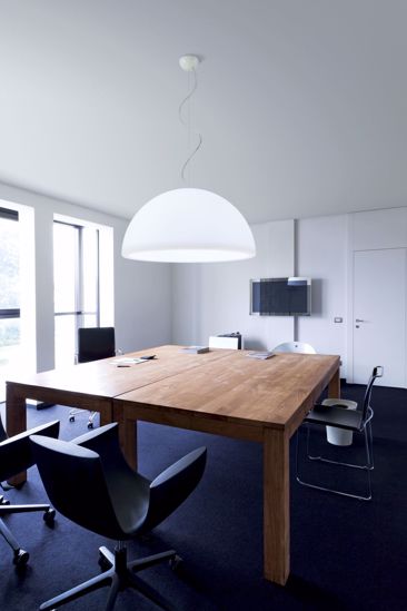 Picture of White dome suspension ø75 translucent polyethylene