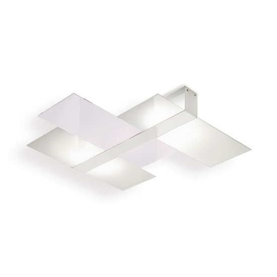 Picture of Linea light triad modern ceiling lamp 62x52 white