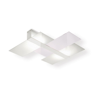 Linea light triad modern ceiling lamp 88x71 white