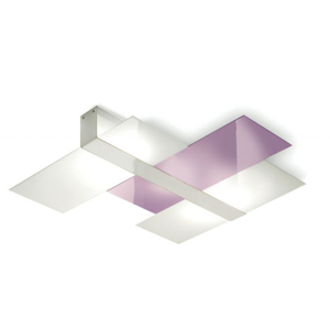 Picture of Linea light triad modern ceiling lamp 88x71 lilac