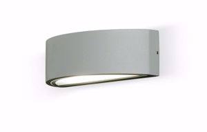 Picture of Lente promoingross modern wall light grey curved lamp for outdoor