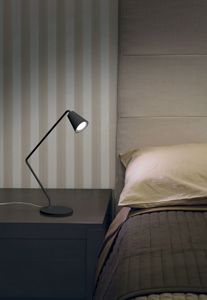 Picture of Linealight lampada da tavolo per scrivania led conus nera moderna 6w 3000k
