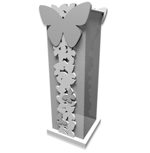 Picture of Callea design white umbrella rack