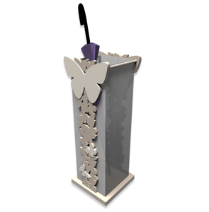 Picture of Callea design white umbrella rack
