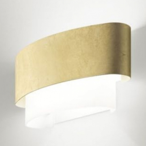Picture of Linea light matrioska wall lamp 60cm gold leaf