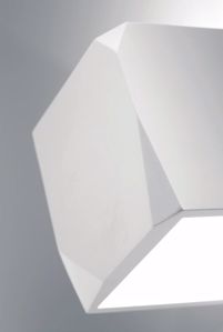 Picture of Applique cubo design di gesso bianco