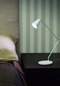 Picture of Linea light conus led mini bedside lamp black