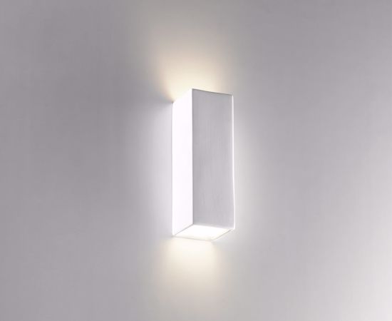 Picture of Isyluce wall light white parallelepiped shape paintable gypsum  double emission