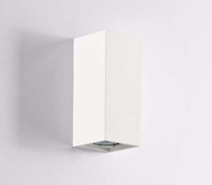 Picture of Isyluce wall light white parallelepiped shape paintable gypsum  double emission