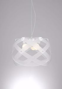 Emporium pendant lamp big 67cm 3 lights nuclea white 