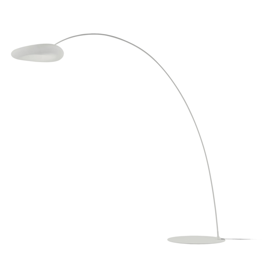 Picture of Ma&de mr. magoo arched floor lamp led light ø52cm  white polyethylene