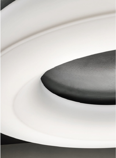 Picture of Ma&de saturn s led ceiling light modern design ring-shaped white polyethylene