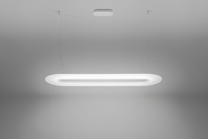 Picture of Ma&de opti-line modern pendant light dimmable led light polished aluminium finish