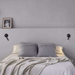 Picture of Applique per camera da letto albergo nero orientabile design moderno
