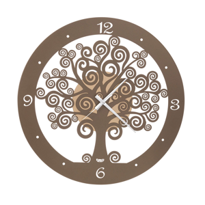Picture of Orologio da parete moderno tondo oro bronzo albero della vita