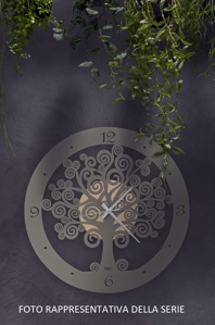 Picture of Orologio da parete moderno tondo oro bronzo albero della vita