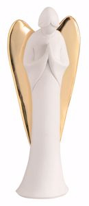 Picture of Statuina da tavolo angelo bianco oro h28 promozione ultimo pezzo
