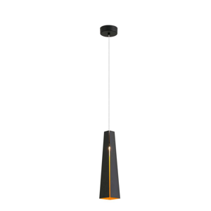 Picture of Faro pluma suspension led 6w black and gold cone