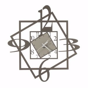 Picture of Orologio moderno da parete bronzo-sabbia promozione ultimo pezzo