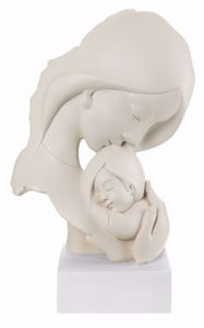 Picture of Soprammobile scultura nascita maternita da tavolo design moderna nocciola