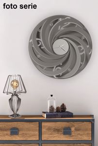 Picture of Orologio da parete moderno metallo ardesia 60cm promozione ultimo pezzo fp