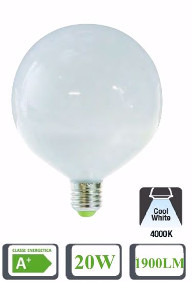 Picture of Led globe bulb e27 20w 4000k life electronics 1900lm