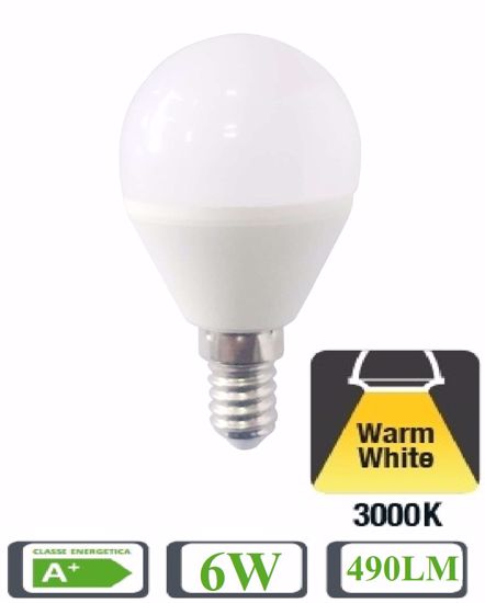 Life electronics drop led bulb light e14 5w 3000k