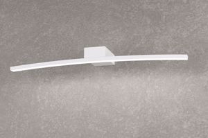 Picture of Applique luce per specchio da bagno 50cm 6w 3000k moderna curva bianco