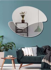 Picture of Specchio da parete avorio 80x100cm per soggiorno
