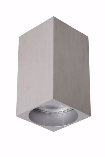 Picture of Satin nickel aluminium cube ceiling light 