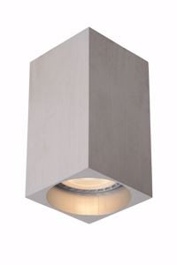 Picture of Satin nickel aluminium cube ceiling light 