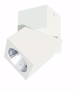 Picture of Sikrea led square/40 adjustable spotlight white 10w 4000k driv incl