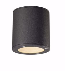 Led ceiling spot for bathroom or outdooor ip44 in anthracite colour