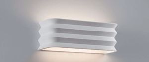 Picture of Applique led 12w 3000k gesso moderna bianca design originale pitturabile