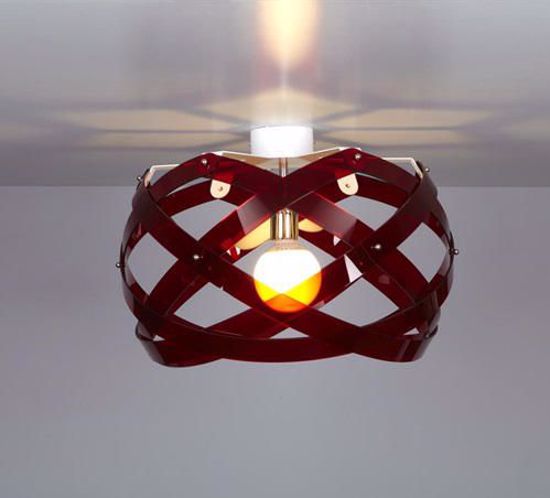 Picture of Emporium ceiling lamp nuclea medium 53cm red 