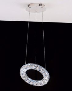 Picture of Affralux lampadario cristallo nora piccola 31cm led 12w 4000k camera da letto