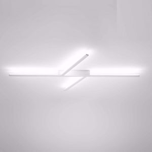 Linea light ma&de xilema led wall or ceiling lamp white