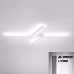 Linea light ma&de xilema led wall or ceiling lamp aluminium