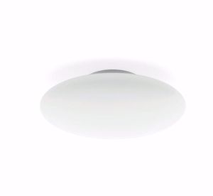 Linea light squash led ceiling lamp flattened sphere ø25cm