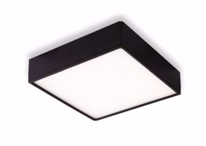 Picture of Plafoniera nera quadrata led 36w 4000k luce bianco naturale luminosa