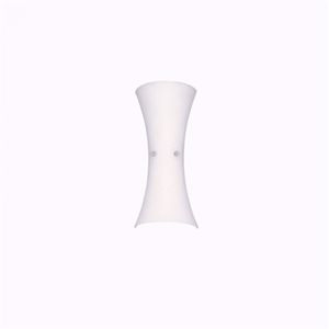 Picture of Ideal lux elica wall lamp in white glass ap2 2 lights