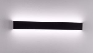 Picture of Isyluce applique nero led 36w 3000k 89cm metallo rettangolare moderno