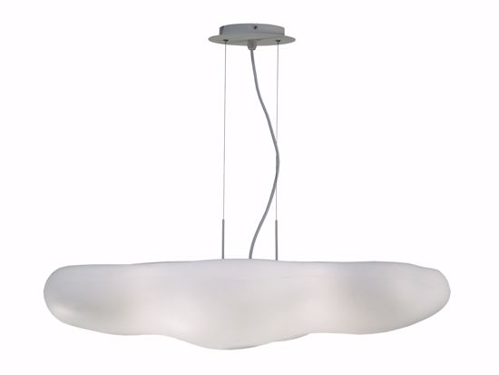 Picture of Mantra eos suspension lamp white plastic cloud 90cm