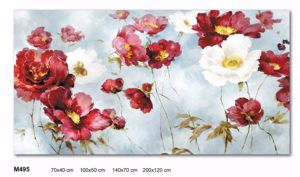 Picture of Wall artwork flowers 140x70