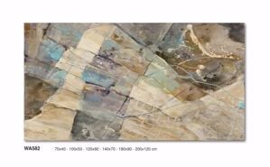 Picture of Wall artwork abstract marble effect canvas print 100x50