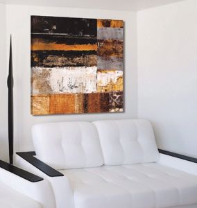 Picture of Manie modern wall artwork abstract print on canvas 70x70
